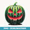 Spooky Summer Watermelon Jack-O-Lantern Happy Summerween - PNG Sublimation Digital Download