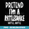 Pretend Rattlesnake Lazy Halloween Rattlesnake Costume - Professional Sublimation Digital Download