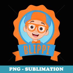 blippi centered portait design - decorative sublimation png file