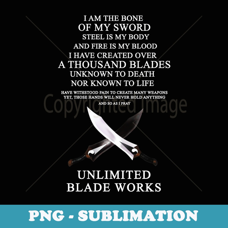 Love Stays Art Fates Night Essential Unlimited Workss Blades - Sublimation PNG File