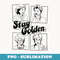 The Golden Girls Stay Golden Four Block Poses - Decorative Sublimation PNG File