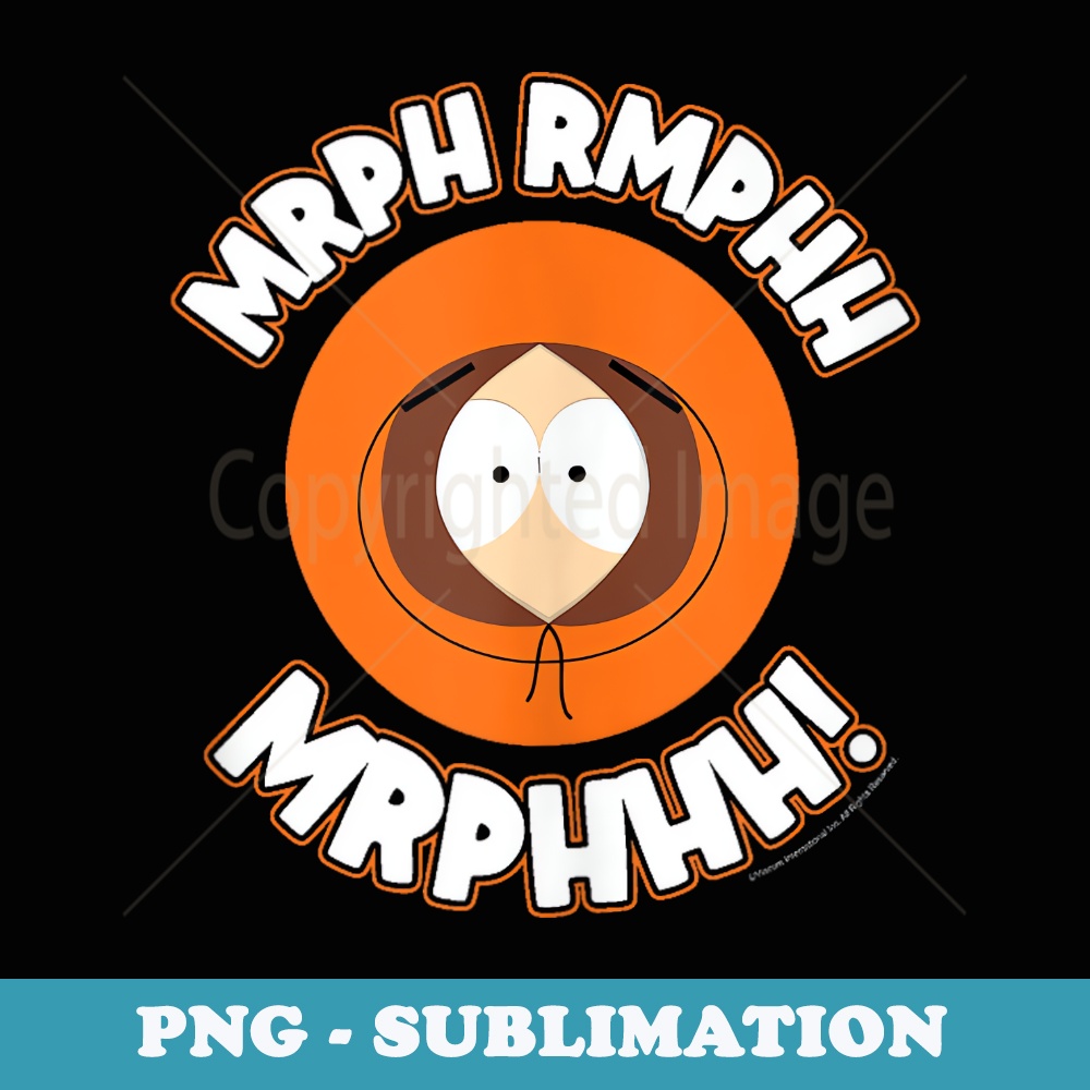South Park - Kenny Mrph Rmphh - Signature Sublimation PNG File