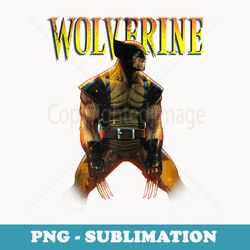 marvel x-men wolverine side profile logo - decorative sublimation png file