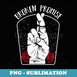 broken promise aesthetic vaporwave anime grunge goth kawaii - sublimation png file