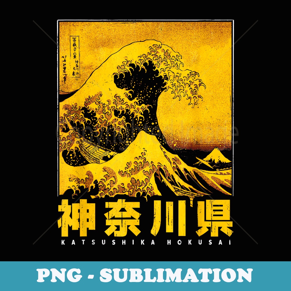 Great Wave Off Kanagawa Japanese Art Japan Aesthetic - Artistic Sublimation Digital File