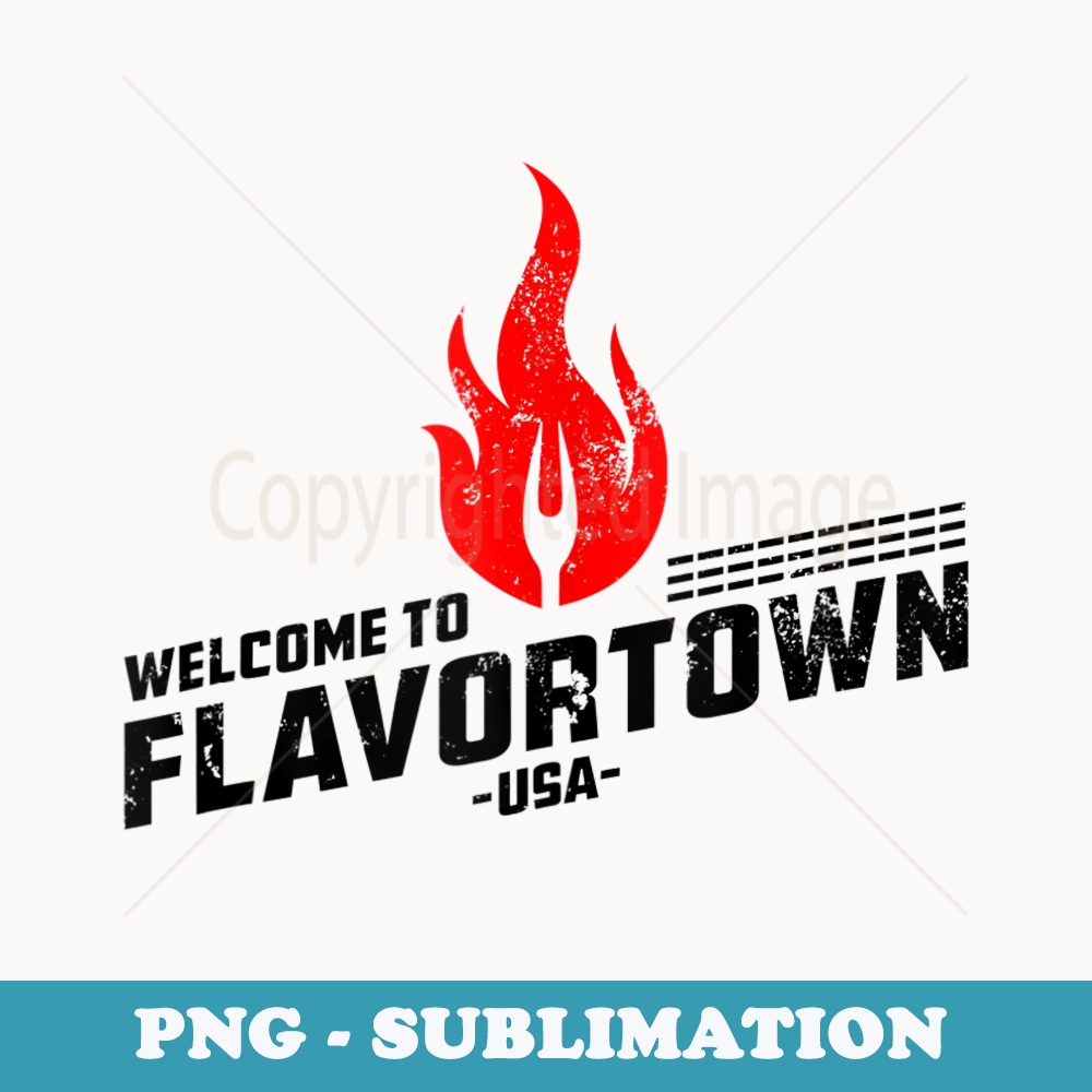 Welcome to Flavortown Food Culture - Exclusive PNG Sublimation Download