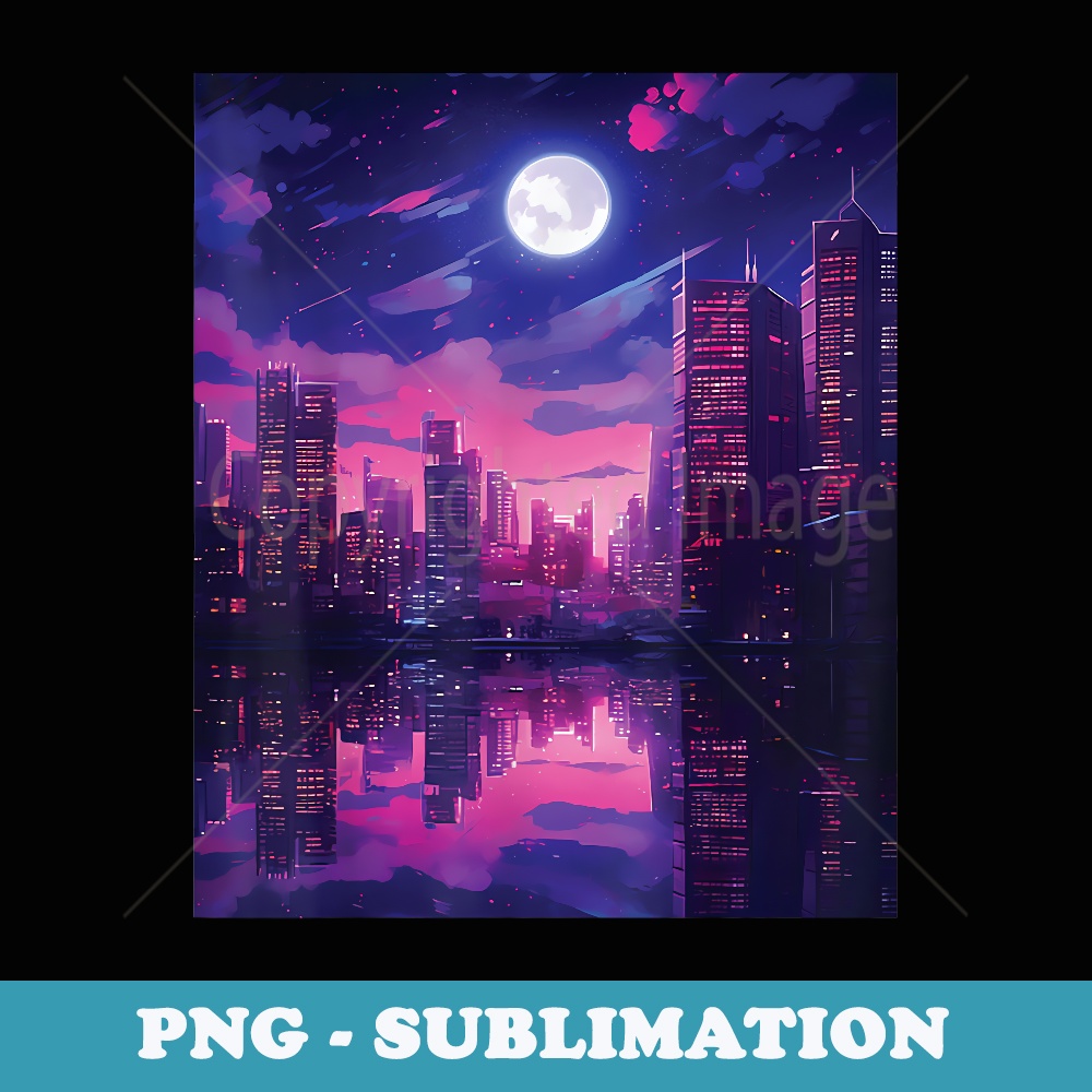 80s 90s Anime & Manga Lofi Vaporwave Kawaii Aesthetic - Instant Sublimation Digital Download