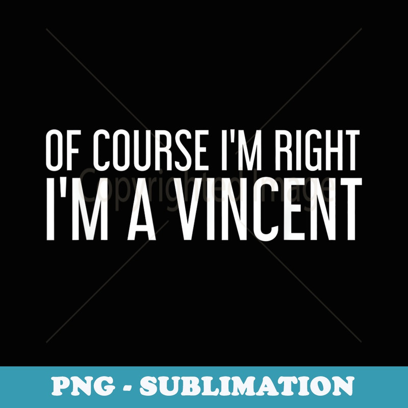 VINCENT Funny Surname Family Tree Birthday Reunion Idea - Trendy Sublimation Digital Download