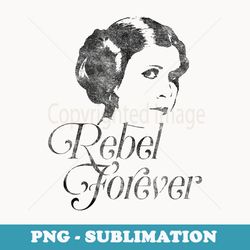 star wars princess leia rebel forever portrait - modern sublimation png file