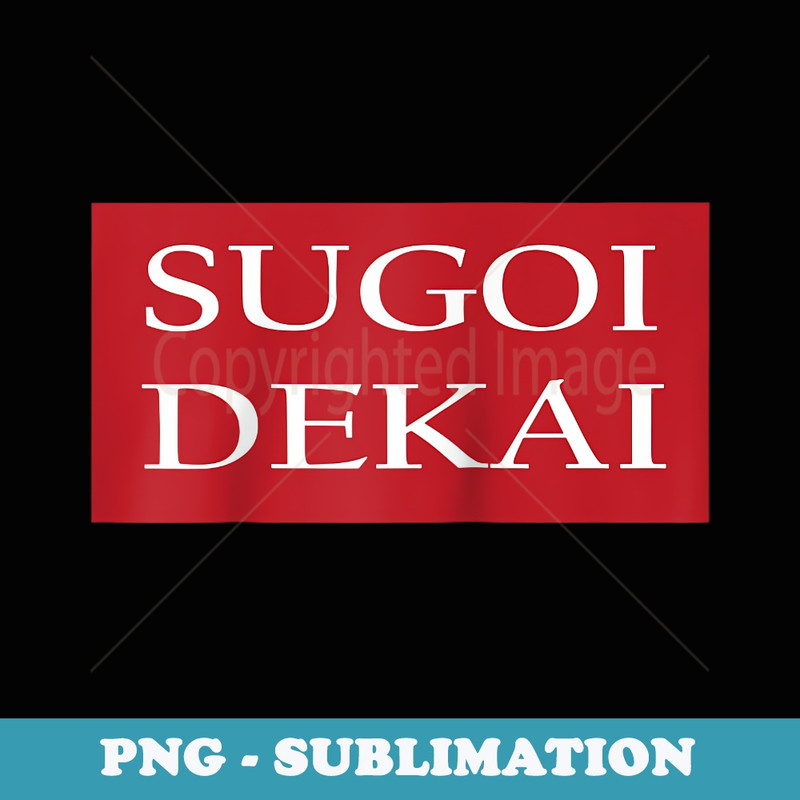 Sugoi Dekai Halloween Anime Raglan Baseball - Trendy Sublimation Digital Download