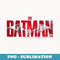 The Batman Movie Logo Bat Overlay - Elegant Sublimation PNG Download