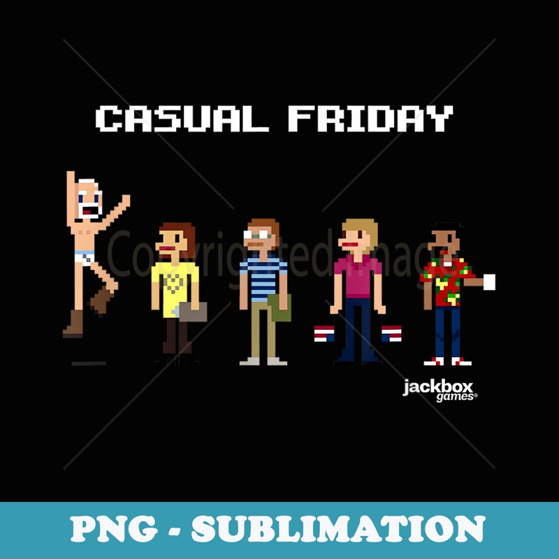 Bomb Corp. Casual Friday - Instant PNG Sublimation Download