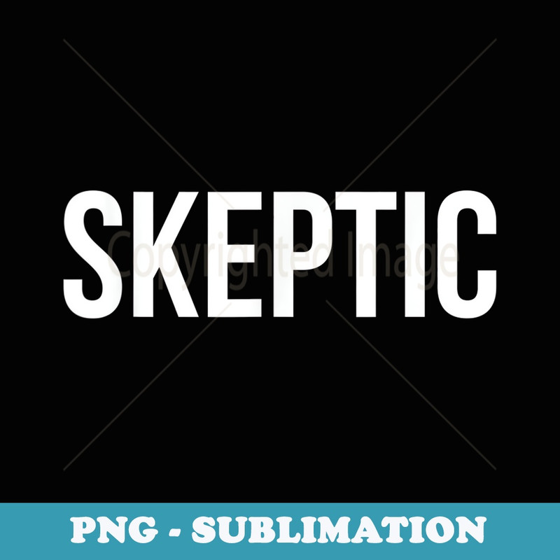 Skeptic Community Video - Modern Sublimation PNG File
