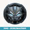 Marvel Avengers Mech Strike Black Panther Mech Badge - Creative Sublimation PNG Download