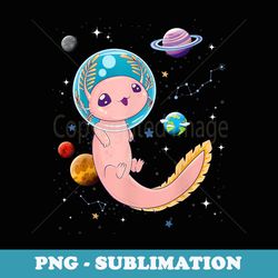cute creepy anime pastel goth clothes space axolotl kawaii - high-resolution png sublimation file