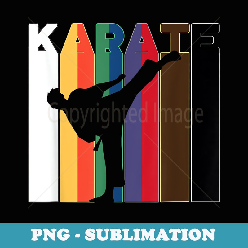 Karate Belts T Martial Arts - Trendy Sublimation Digital Download