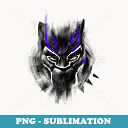 marvel black panther distressed paint smear head shot - trendy sublimation digital download