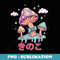 Pastel Goth Mushrooms Kawaii Japanese Aesthetic Nu Goth - Exclusive Sublimation Digital File
