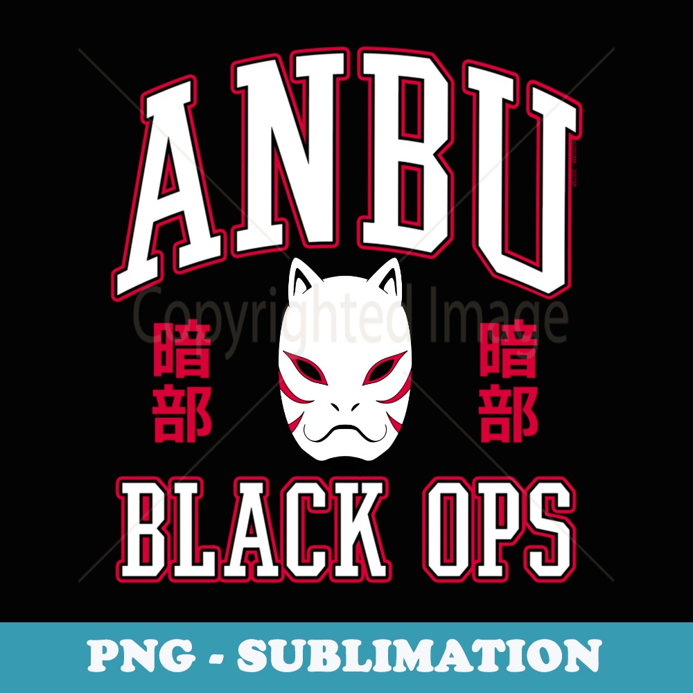 Naruto Shippuden Anbu Black Ops with Mask - Decorative Sublimation PNG File