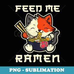 japanese anime kawaii ramen noodles cat - creative sublimation png download