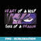 Anime. Heart of a wolf Soul of a dragon - High-Resolution PNG Sublimation File