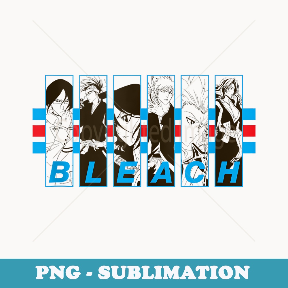 Bleach 5 Character Frames - Artistic Sublimation Digital File