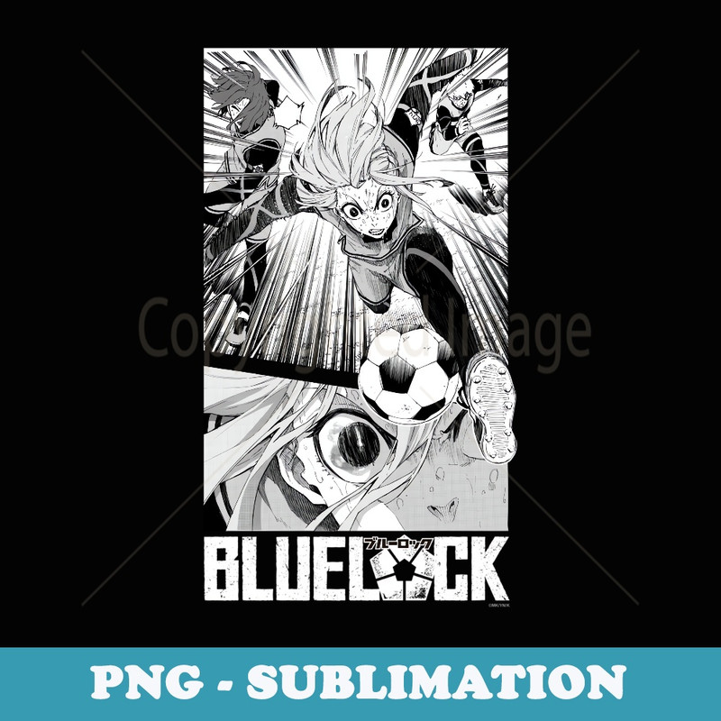 Blue Lock Hyoma Chigiri Running Through Big Chest Portrait - Aesthetic Sublimation Digital File