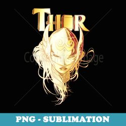 marvel thor jane foster portrait - png transparent sublimation file