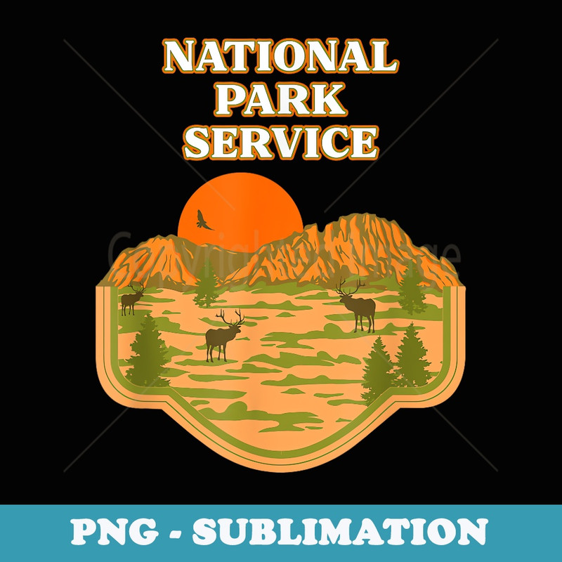 National Park Service - Premium PNG Sublimation File