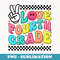 Peace Love 4th Grade First Day Of School Back To School - Trendy Sublimation Digital Download