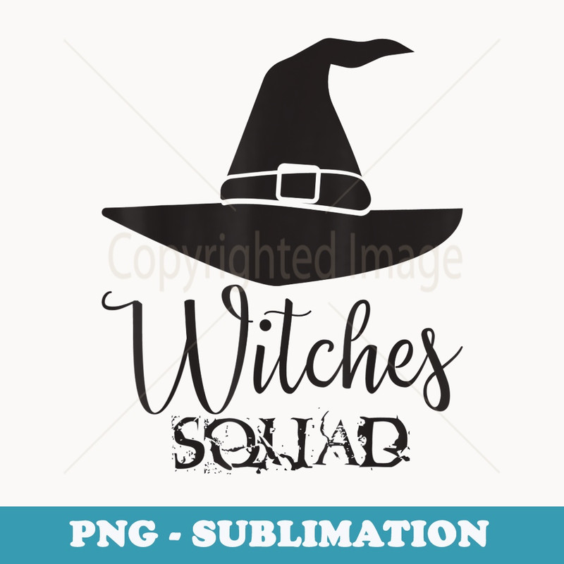 Witches Squad Halloween - Elegant Sublimation PNG Download