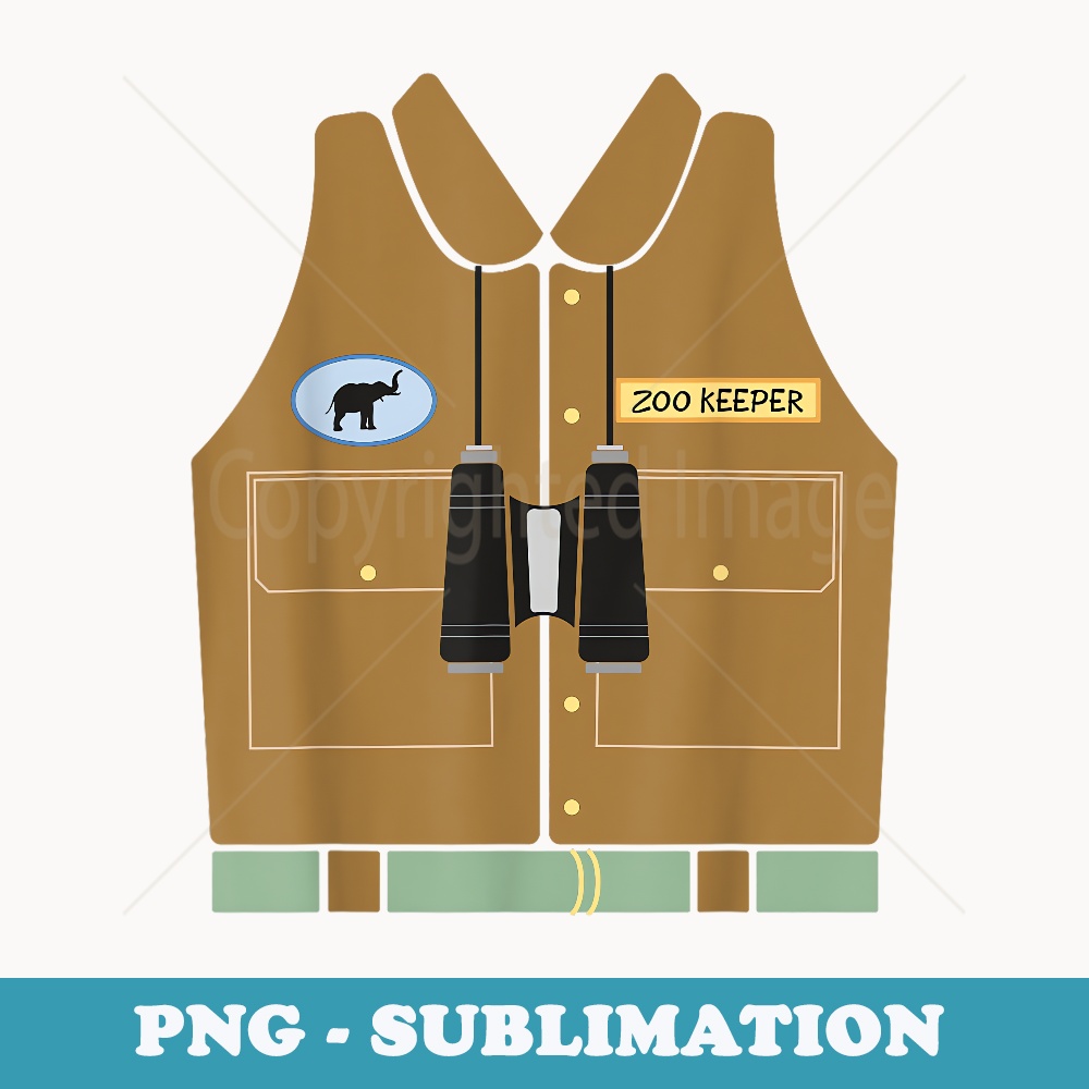 Zoo Keeper Halloween Costume DIY Jungle Safari Explorer - Creative Sublimation PNG Download