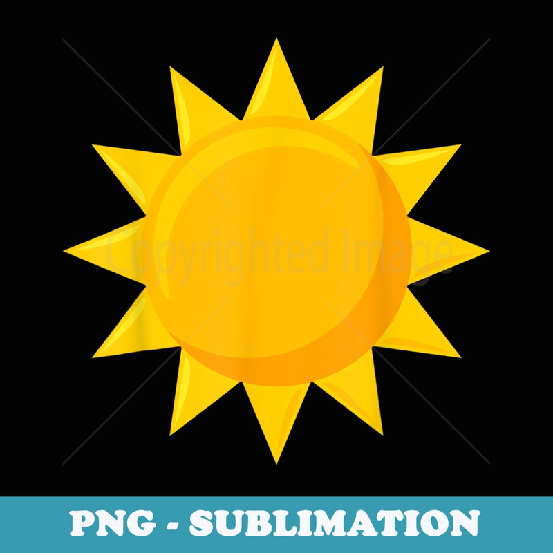 BFF Matching Sun And Moon Eclipse Sun - PNG Sublimation Digital Download