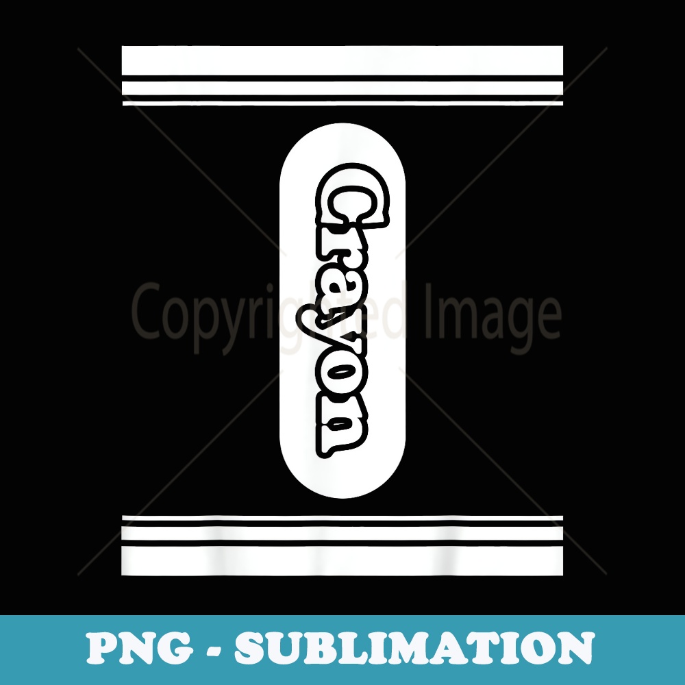 Brown Crayon Box Matching Halloween Costume - Stylish Sublimation Digital Download