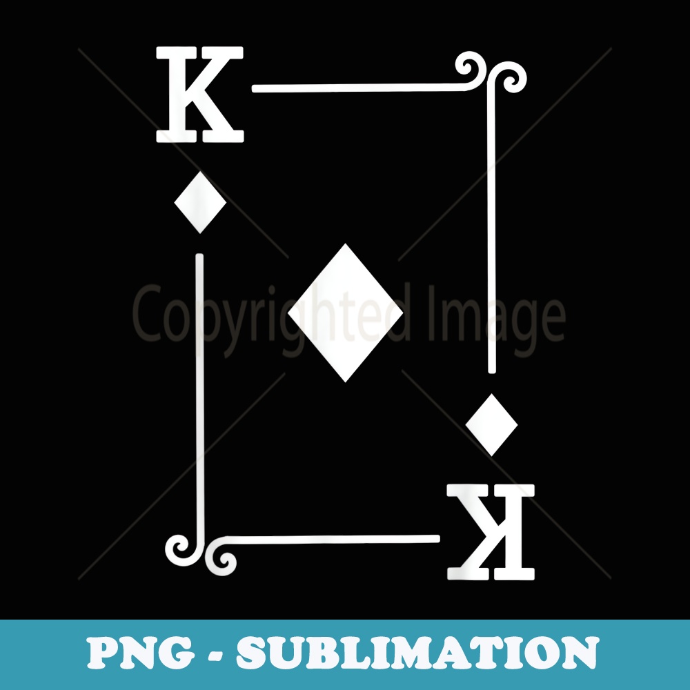King Diamonds Card Costume - Playing Cards - King Diamonds - Special Edition Sublimation PNG File