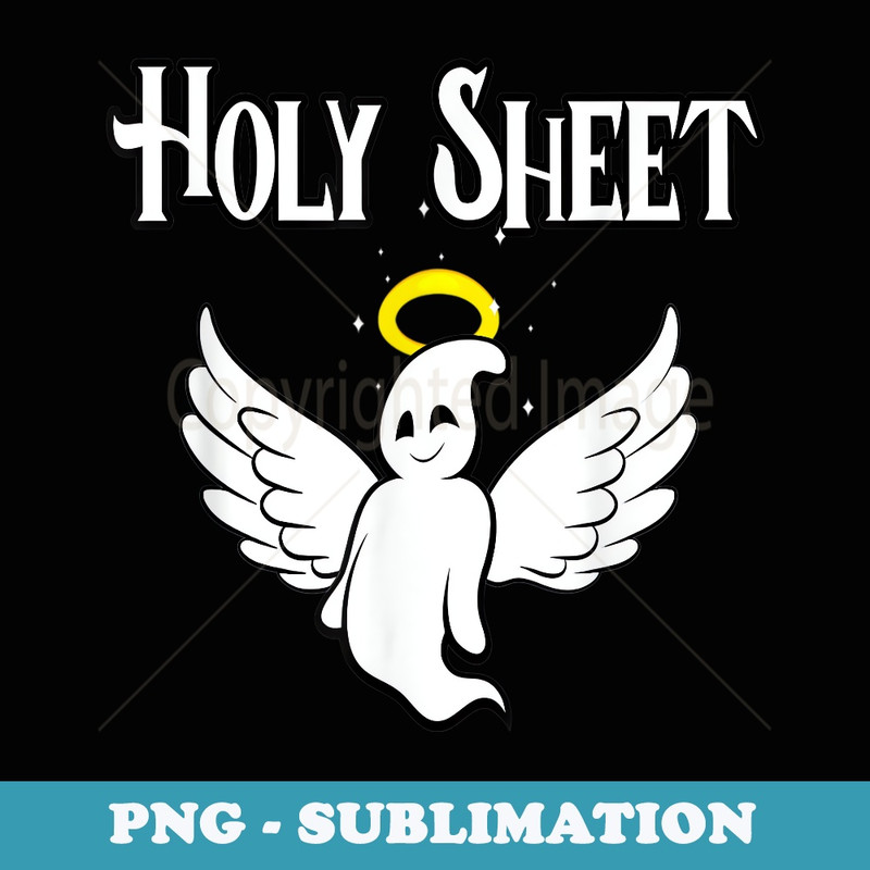 Ghost Sheet Holy Sheet Wings Halloween Funny Ghost Costume - Sublimation PNG File