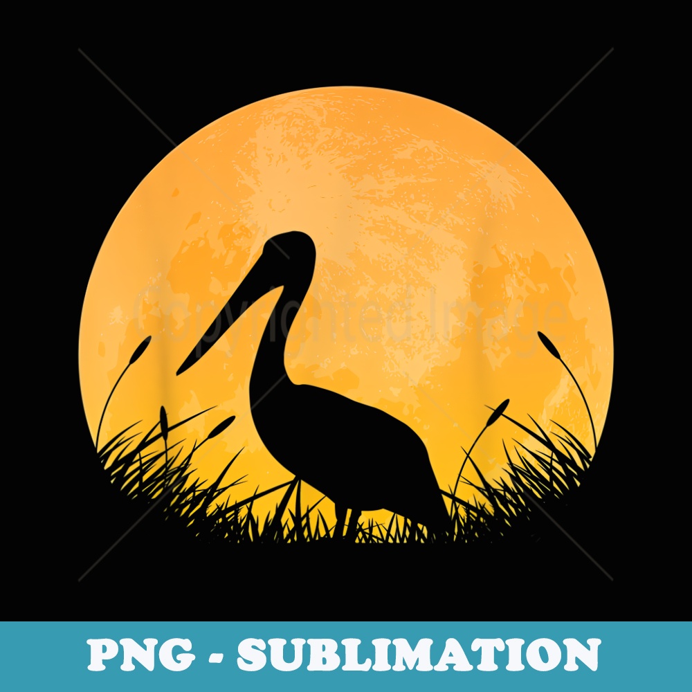 Pelican Easy Halloween Outfit Bird Heron Moon Costume - Creative Sublimation PNG Download