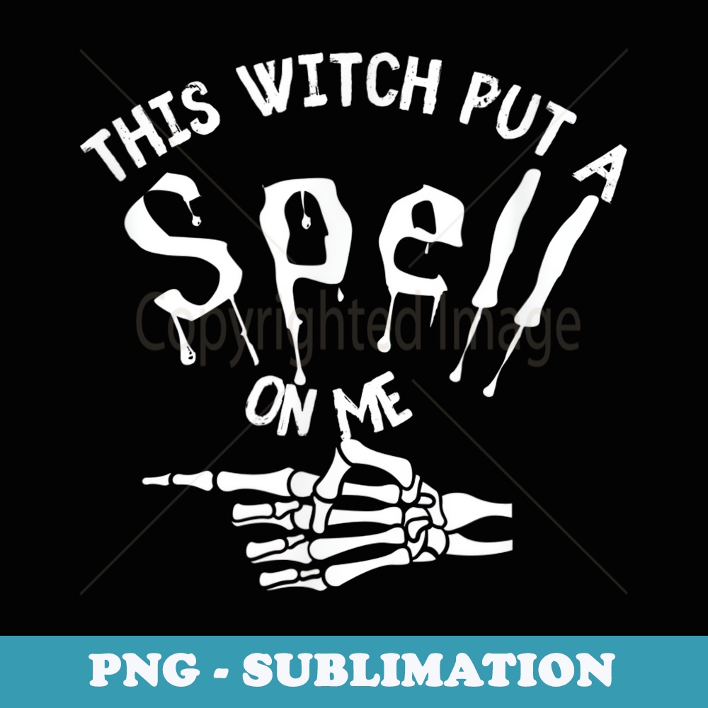 Mens Halloween Couple Husband This Witch Put A Spell On Me - Instant Sublimation Digital Download