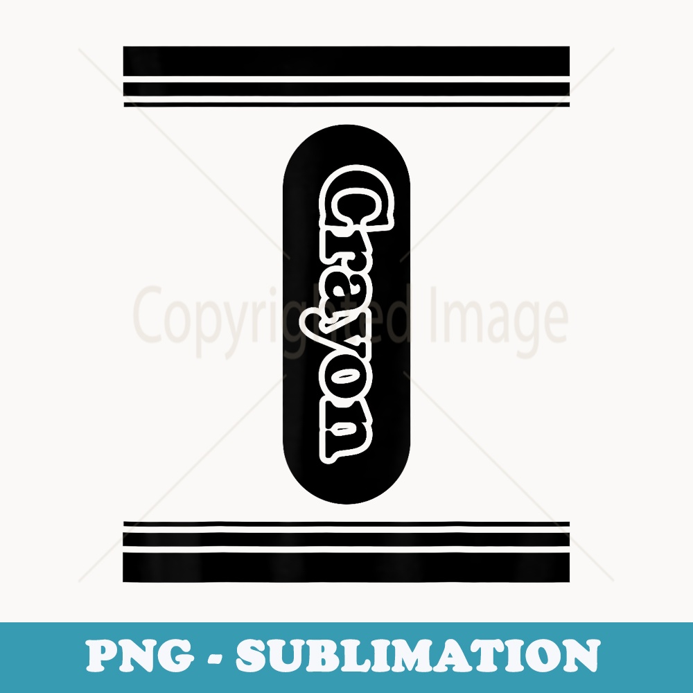 Baby Blue Crayon Box Matching Halloween Costume - PNG Transparent Sublimation File