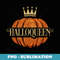 HALLOQUEEN Halloween funny T for - Stylish Sublimation Digital Download