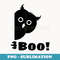 Boo Funny Owl Lover Hiding Peekaboo Halloween Owl - Special Edition Sublimation PNG File