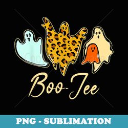 boo jee leopard halloween - vintage sublimation png download