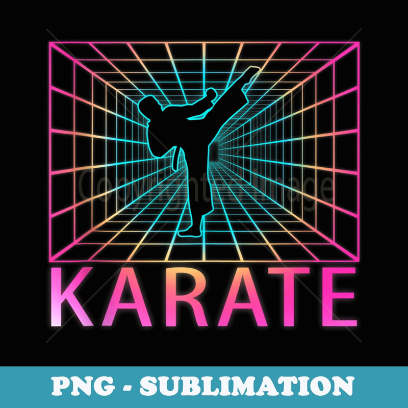 Karate - PNG Transparent Sublimation Design