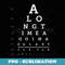 Star Wars Opening Crawl Eye Chart - Sublimation PNG File
