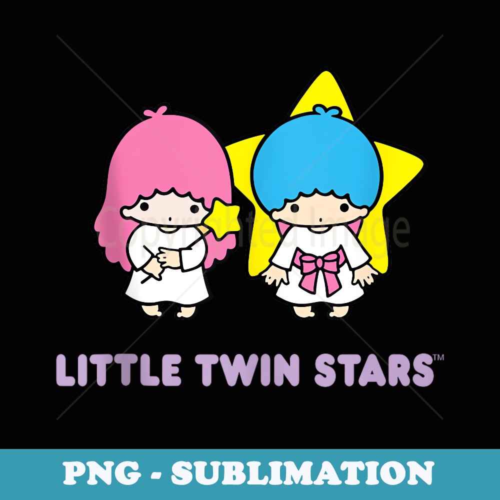 LittleTwinStars Character Front and Back - Creative Sublimation PNG Download