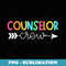 Counselor Team s - Counseling Crew - Retro PNG Sublimation Digital Download