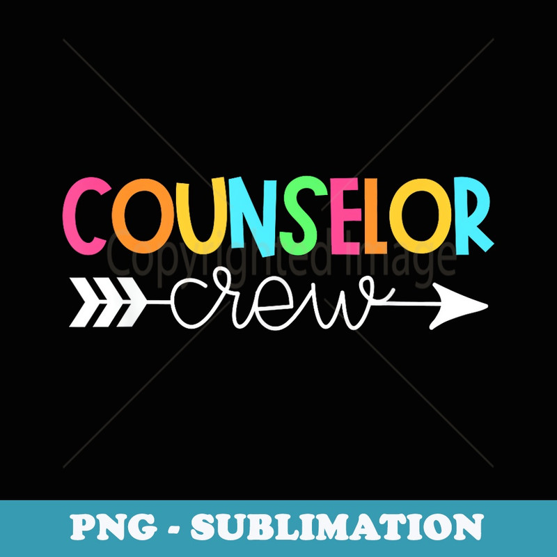 Counselor Team s - Counseling Crew - Retro PNG Sublimation Digital Download