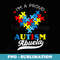 Im A Proud Abuela Autism Awareness Autistic Grandchild - Exclusive Sublimation Digital File