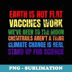 s earth is not flat vaccines work science is real - teacher