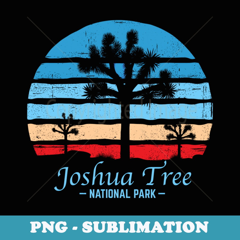 Joshua Tree National Park - Exclusive PNG Sublimation Download